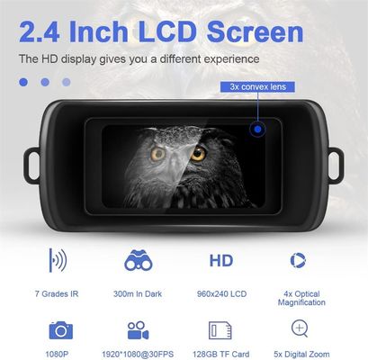 1080p FHD Infrared Digital Night Vision Scope Camera For Hunting Camping